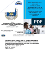 Upla Semana6exp - Reportes Oficiales Siaf-Sp - Pia Ingresos Gastos-Nicsp-1 Cont Gub - I - Presupuesto Publico 2019 - I