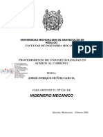 Procedimientos de Uniones Soldadas en Aceros Al Carbono