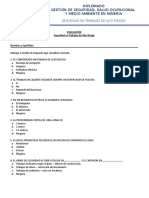 Evaluacion - Seguridad en Trabajos de Alto Riesgo