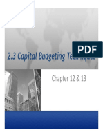 2.3 Capital Budgeting PDF