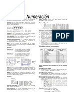 NUMERACION - Teoría y Práctica