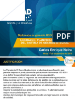 Tarea 01 - Liderazgo, Planificación y Apoyo Del Sistema de Gestión Integral - Carlos - Neira