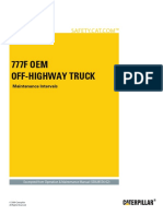 777F OEM Off-Highway Truck-Maintenance Intervals