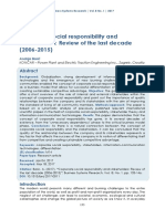 Corporate Social Responsibility and Stakeholders: Review of The Last Decade (2006-2015)