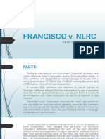 FRANCISCO V NLRC