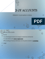 Books of Accounts: Prepared By: Roqui Mabugay Gonzaga