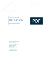 Filtration: CHE 147: Particle Technology