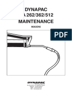 Dynapac CA 262/362/512 Maintenance