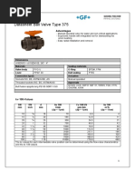 Ball Valve 375 Datasheet English