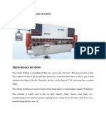 Hydraulic Press Brake Machine