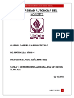 Normatividad Ambiental Del Estado de Tlaxcala