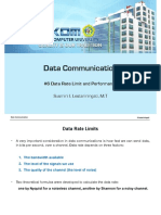 Data Rate Limit and Performance