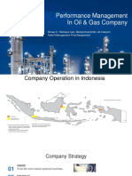 Performance Management in Oil & Gas Company