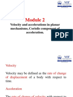 2 Velocity and Acceleration