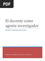 El Docente Como Agente Investigador