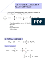 Oxidation of Functional Groups in Organic Synthesis: Purposes