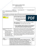 Student Teaching Lesson Plan Template (Indirect Instruction)