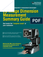 2D Image Dimension Measurement Summary Guide: "Complete Needs"