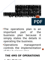 4Ms of Operations