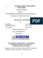 Angular Gearless Drive Using Elbow Mechanism: Mechanical Engineering