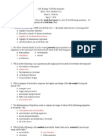 Cell Biology Exam 1 Rea