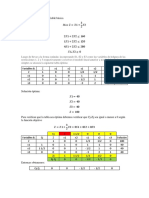 Cambio en Coeficiente Variable Básica