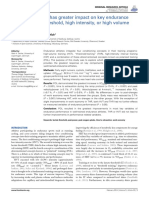 Polarized Training Has Greater Impact On Key Endurance Variables Than Threshold, High Intensity, or High Volume Training