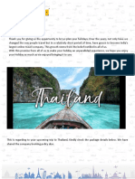 Thailand Package - Mr. Vinay