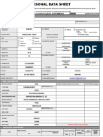 CS Form No. 212 Revised Personal Data Sheet