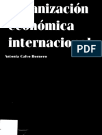 Organizacion Economica Internacional Editorial Centro de Estudios Ramon Areces 2001 Licenciatura de Economia