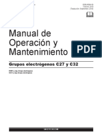 Manual Mantenimiento Motogenerador C27 y C32