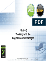 Unit 6-2 Working With The Logical Volume Manager