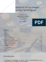 La Administración de Los Riesgos de Proyectos Tecnológicos