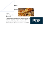 Receta de Pizza