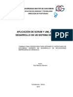 Aplicación de Scrum y Uml para El Desarrollo de Un Sistema de Ventas