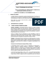 Plan y Programa de Auditoría