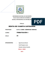 Renta de Cuarta Categoria.