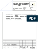 2.3.2.2 Specification For Piping Material and Class Data Sheet