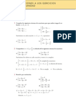 Matematicas Resueltos (Soluciones) Sistemas de Ecuaciones 2 Parte 3º ESO