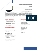 Ejemplo de Curriculum Vitae