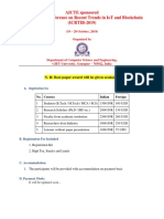 Aicte Sponsored International Conference On Recent Trends in Iot and Blockchain (Icrtib-2019)