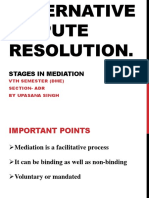 ADR - 10 Stages in Mediation