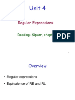 Unit 4: Regular Expressions