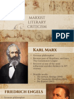 Marxist Literary Criticism