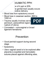 Traumatic PPH