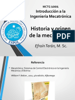 Intro Mecatrónica - Origen e Historia de La Mecatrónica PDF