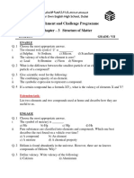 Chapter - 3 Structure of Matter: 25/04/2019 Grade: Vii Enable