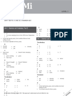 OpenMind 3 Unit Tests Answer Key