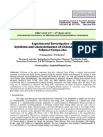 Experimental Investigation On Synthesis and Characterization of Chitosan/Silk Fibroin Polymer Composites