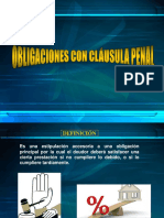 Obligaciones Con Clausula Penal Exposicion